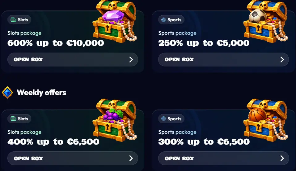 Smash Casino Welcome Package — 600% up to £10,000 + 100 Free Spins